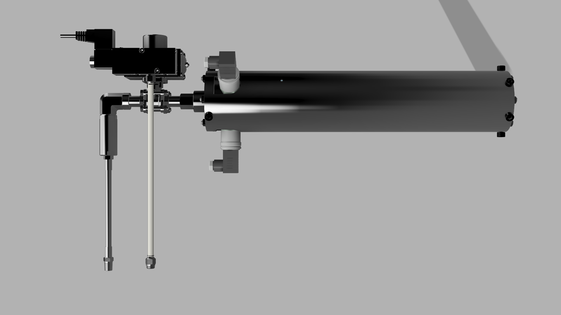 Iso
                    view
                    of the complete assembly
